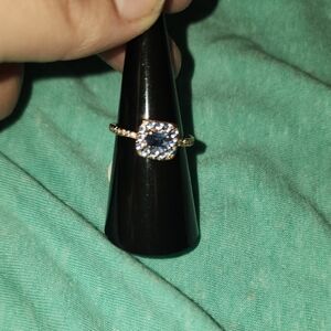 The Moment Is Now Lab Created LightTanzanite RoseGoldPlating Size 7 Firmprice 35
